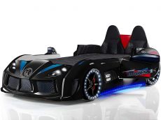 Дитяче ліжко машина MUSVENUS AUDI black 190х90 см